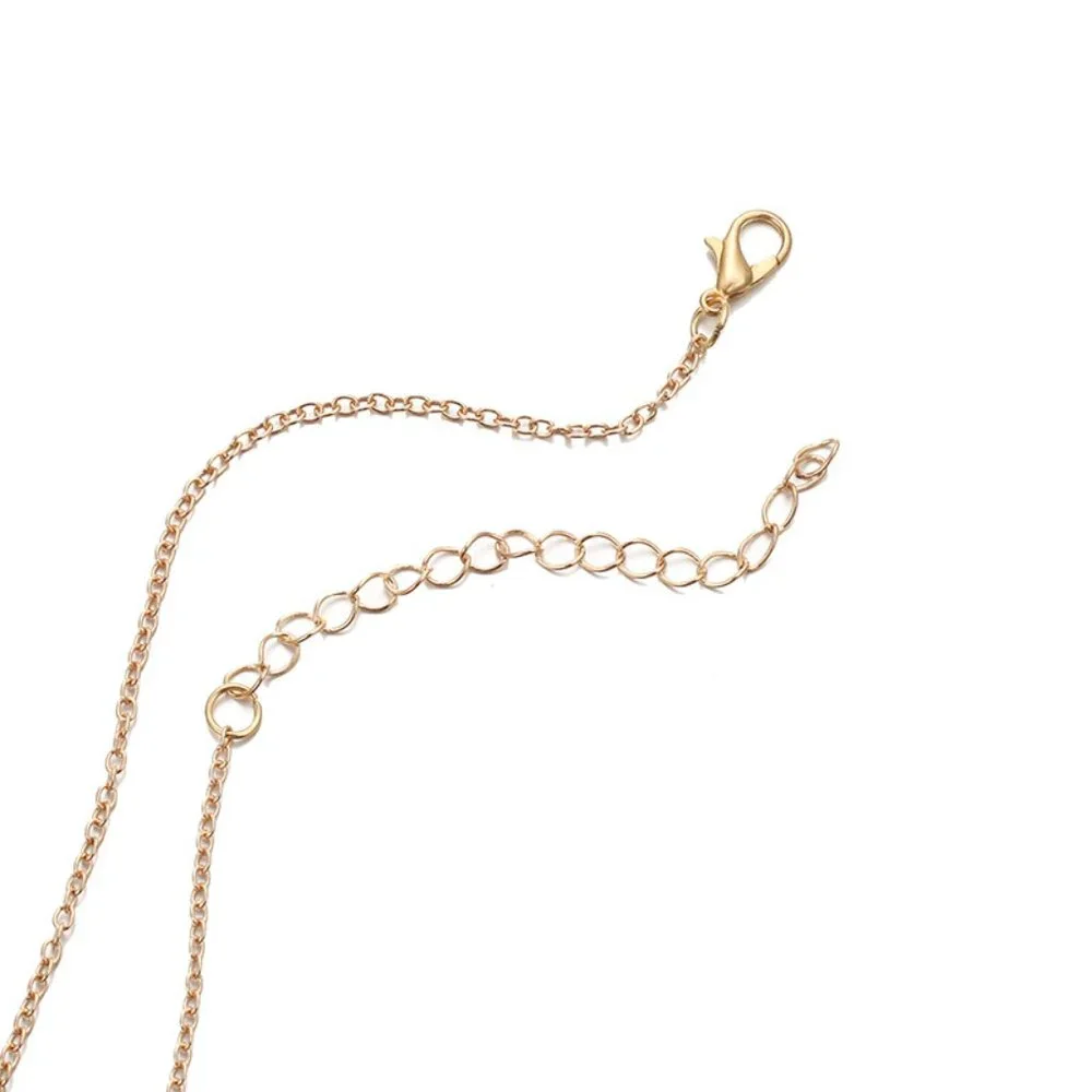 Letter V - Letter Pendant Fashion Necklace - Picture 8 of 11